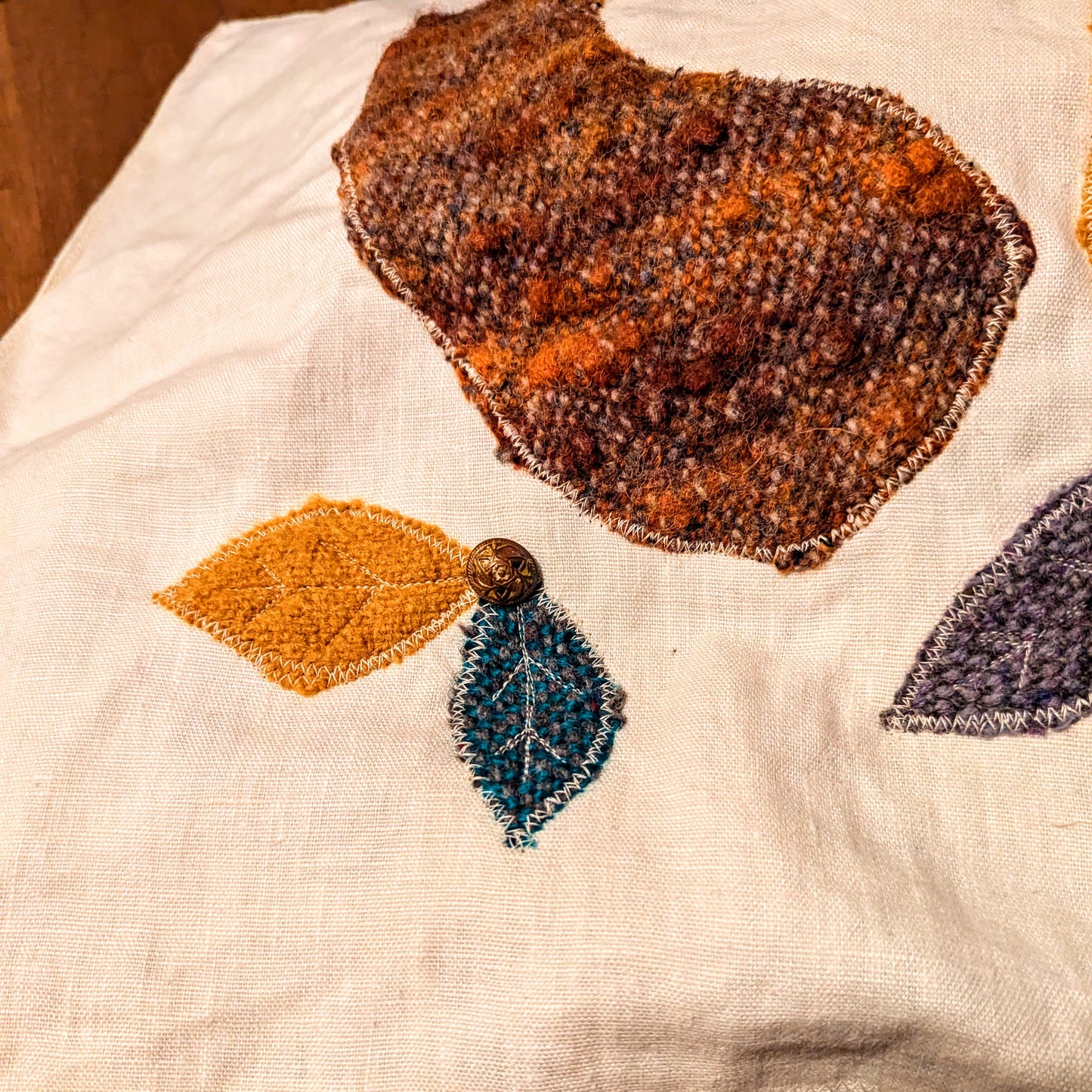 Gourd-geous Applique Challah Cover and Centerpiece