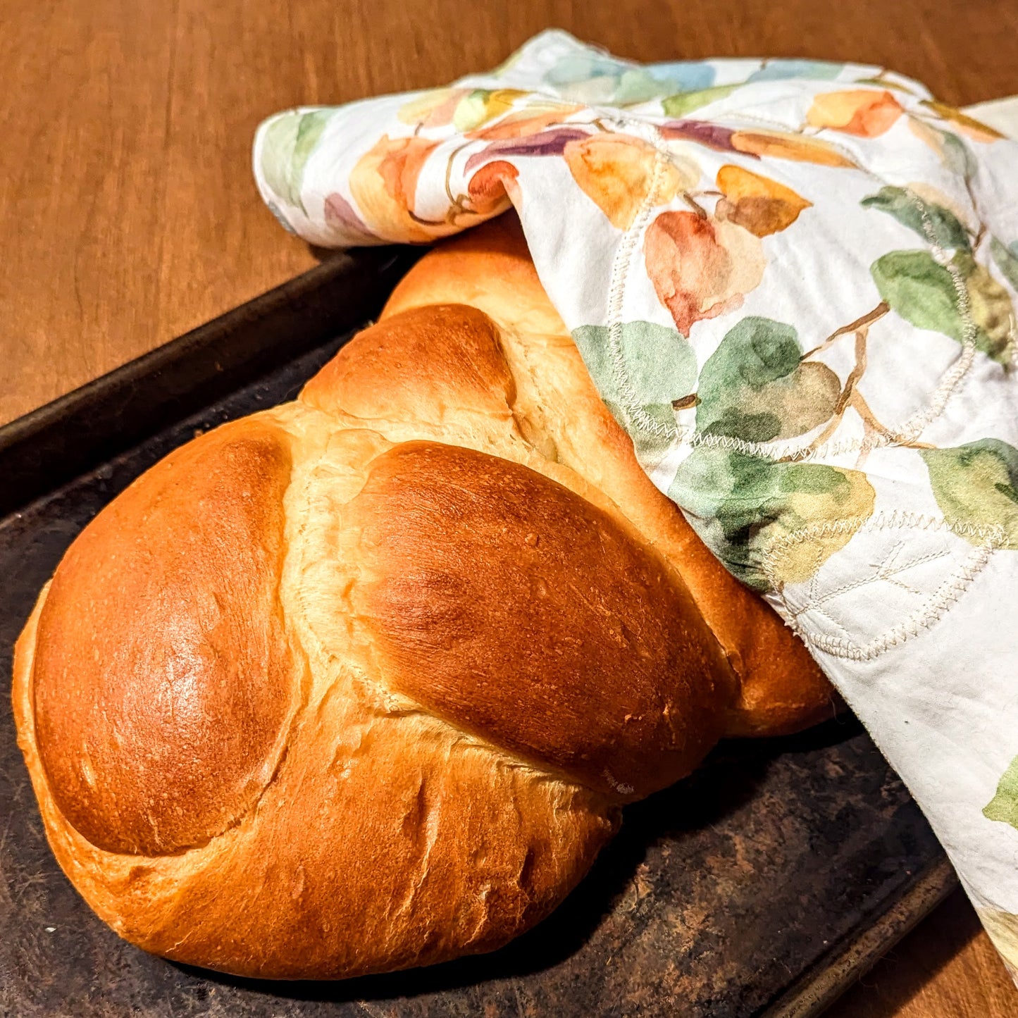Gourd-geous Applique Challah Cover and Centerpiece