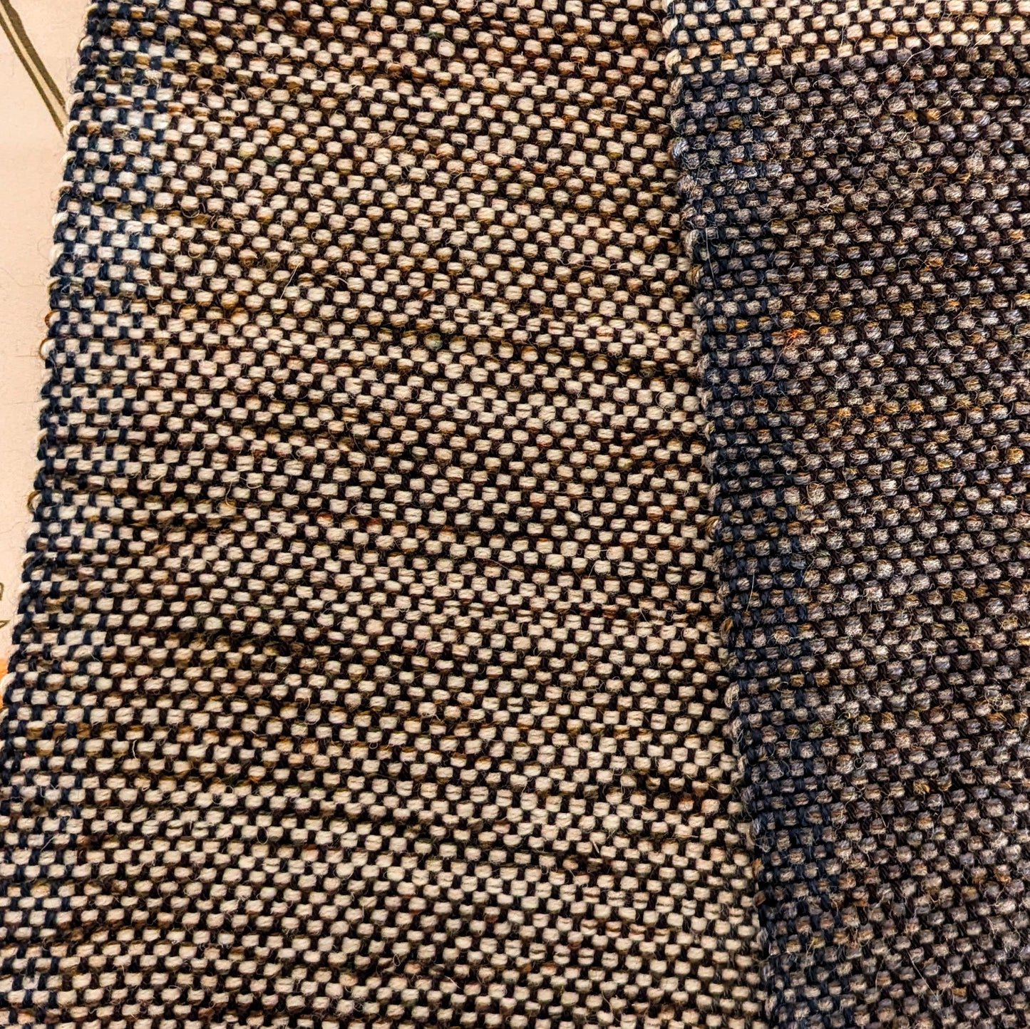 Winter Branches Handwoven Wool Scarf