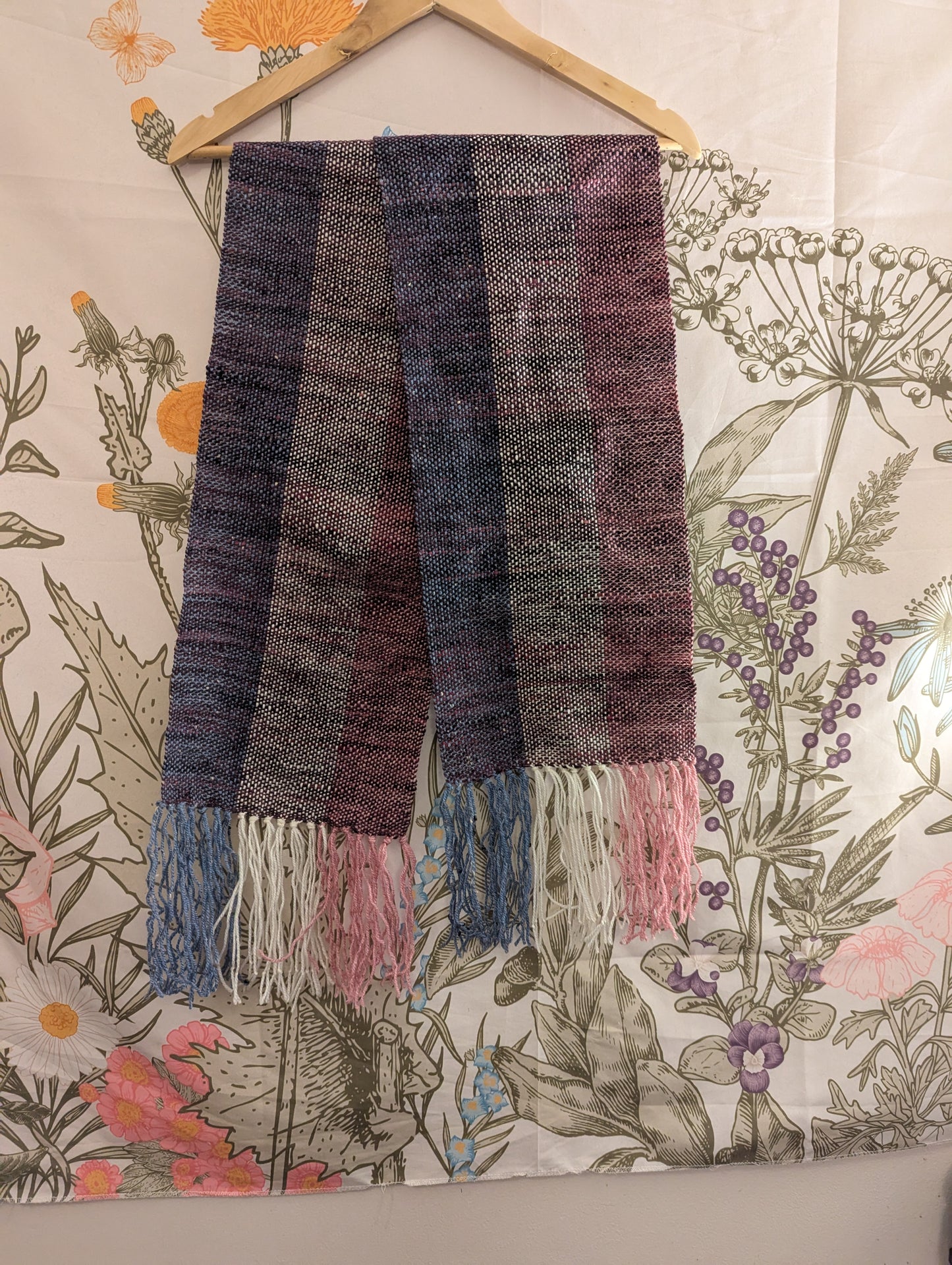 One Day More! Handspun and Handwoven Scarf