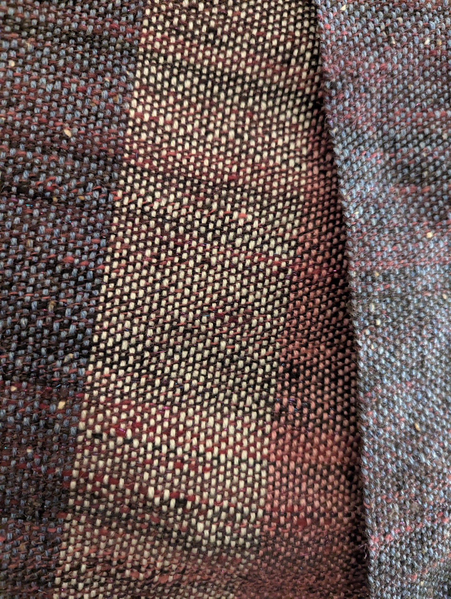 One Day More! Handspun and Handwoven Scarf