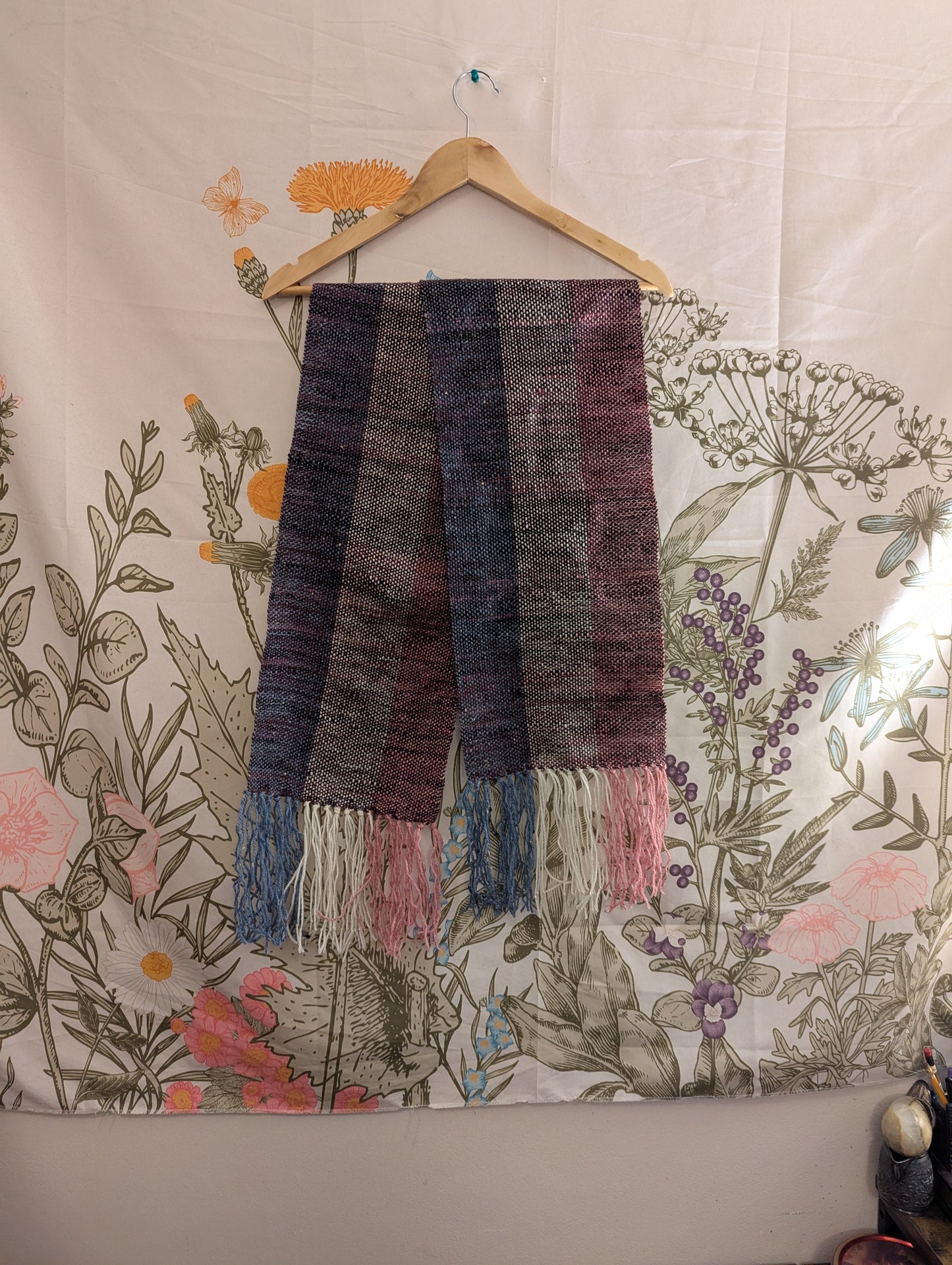 One Day More! Handspun and Handwoven Scarf