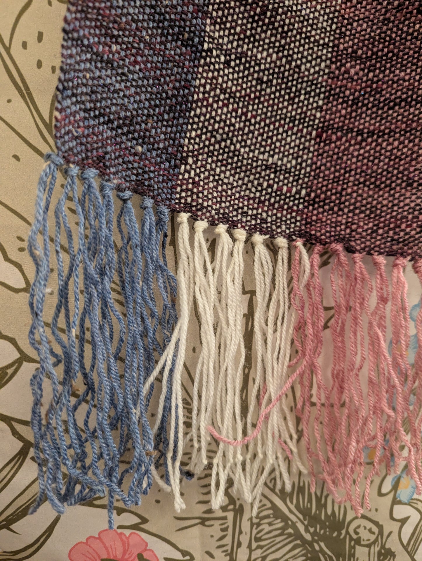 One Day More! Handspun and Handwoven Scarf