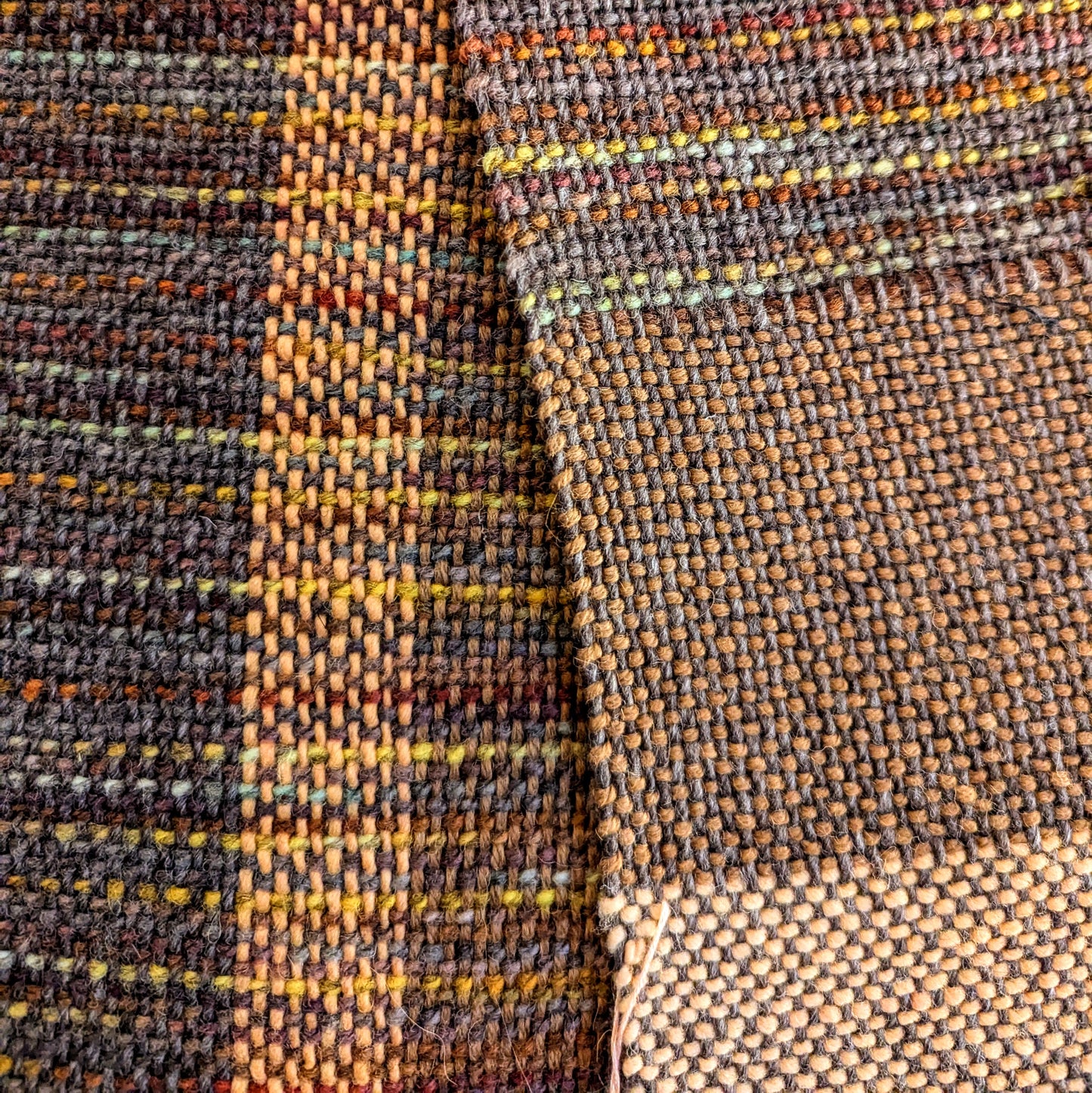 Tweed Lad Handwoven Wool and Cotton Scarf