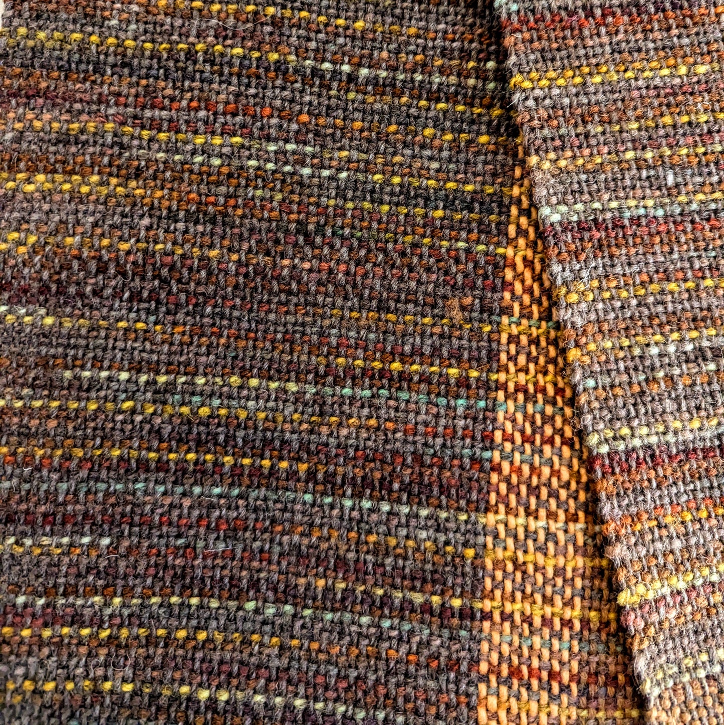 Tweed Lad Handwoven Wool and Cotton Scarf