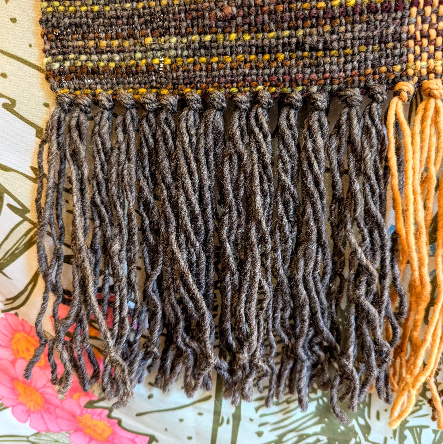 Tweed Lad Handwoven Wool and Cotton Scarf