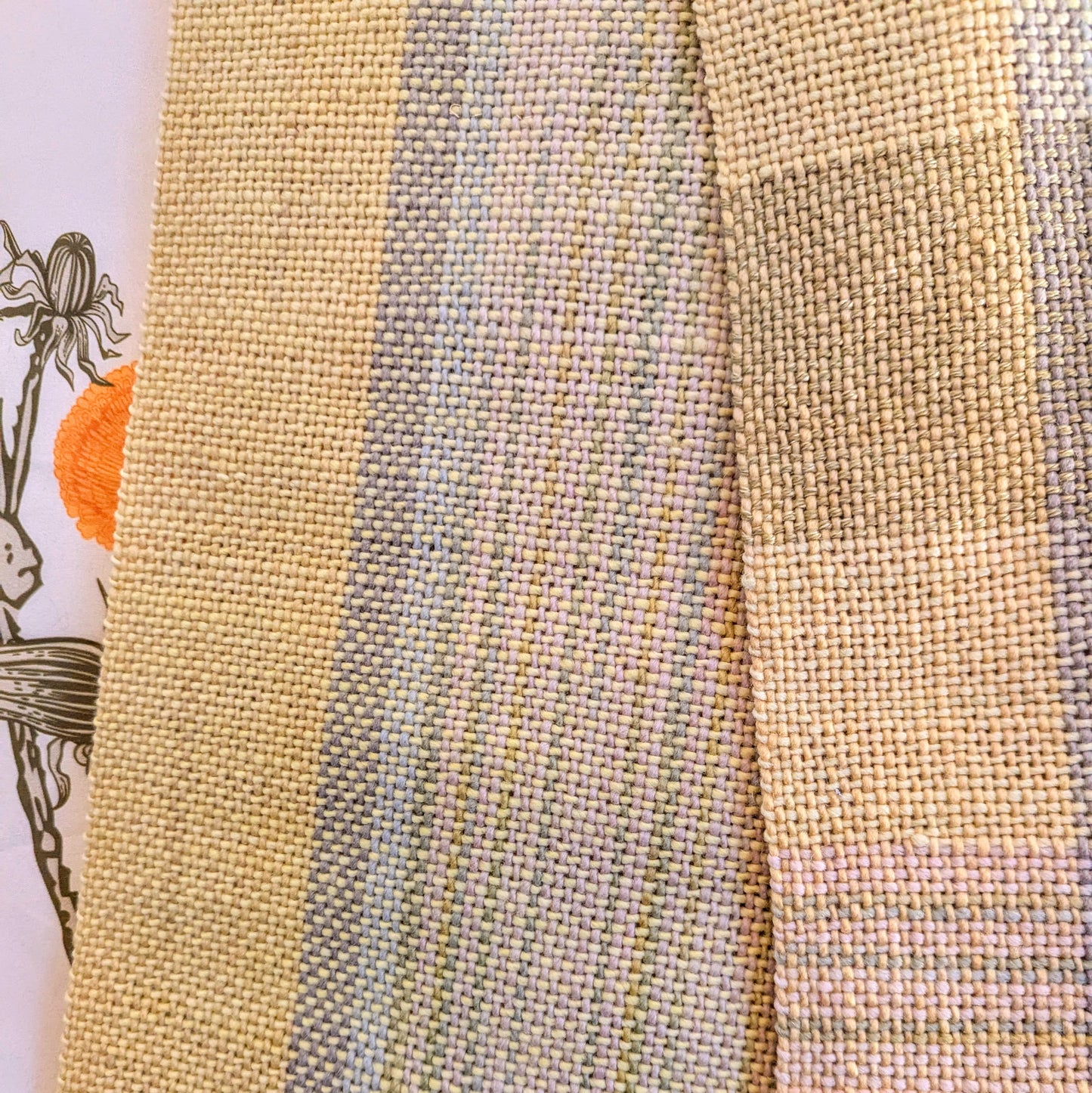 Daffodil Yellow Hand-dyed and Handwoven Scarf