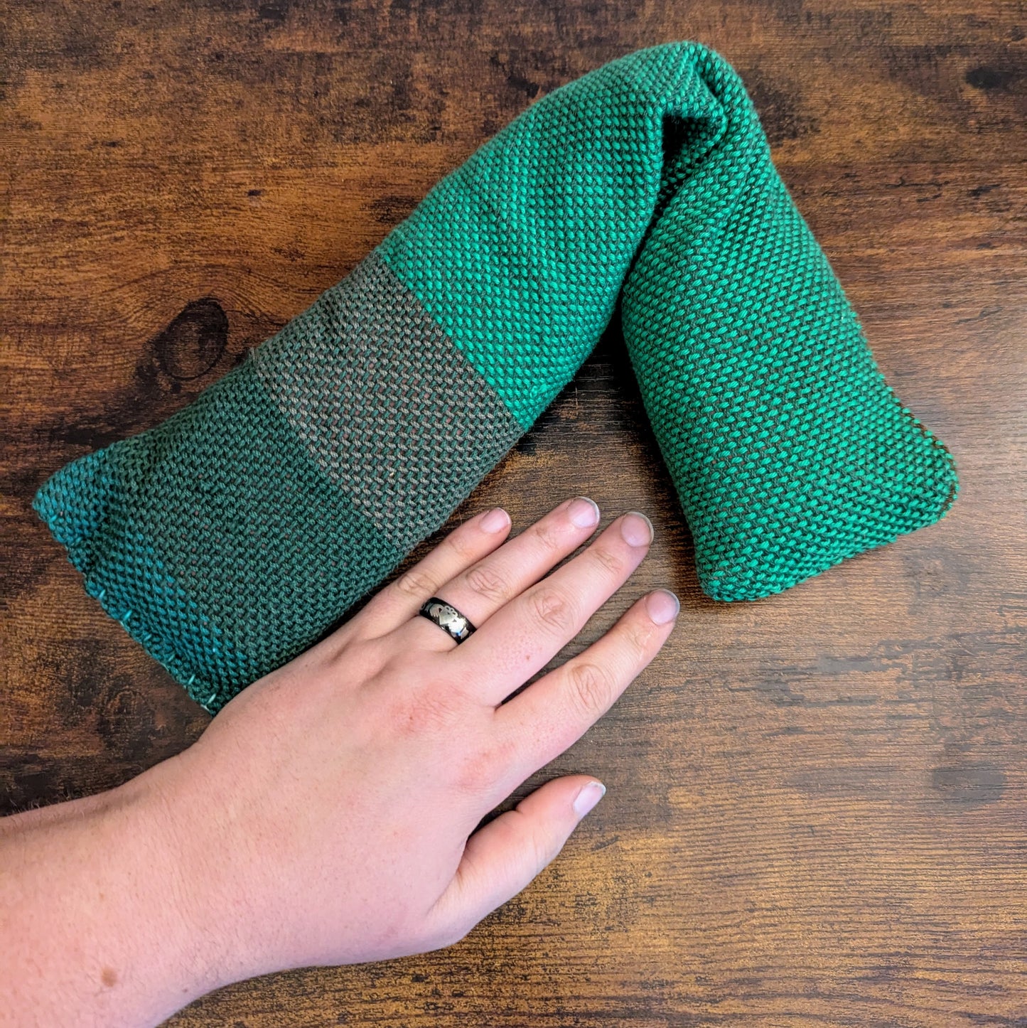 Green and Brown Stripe Rice Pack
