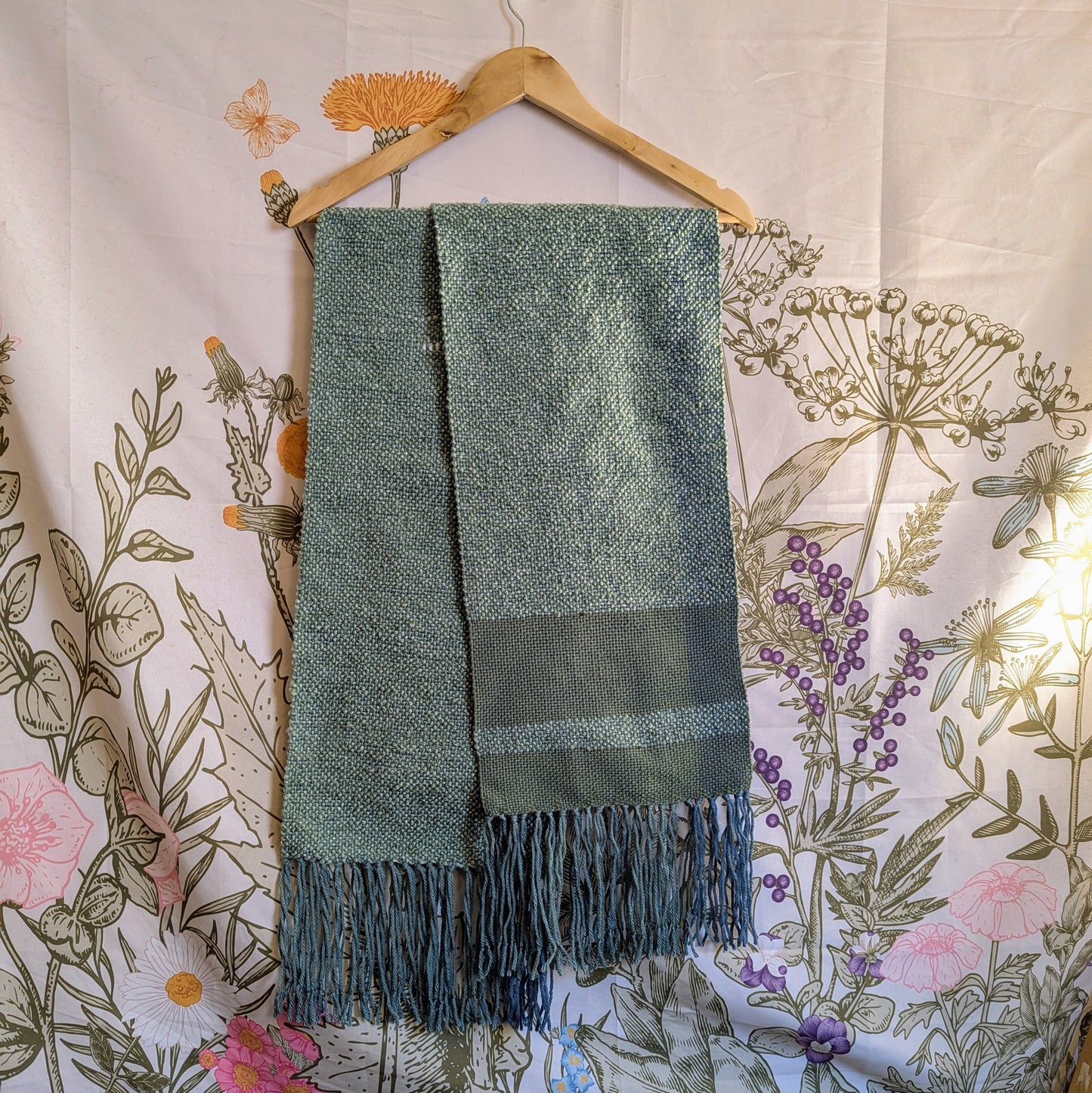 Smokey Pine Hypoallergenic Handwoven Scarf