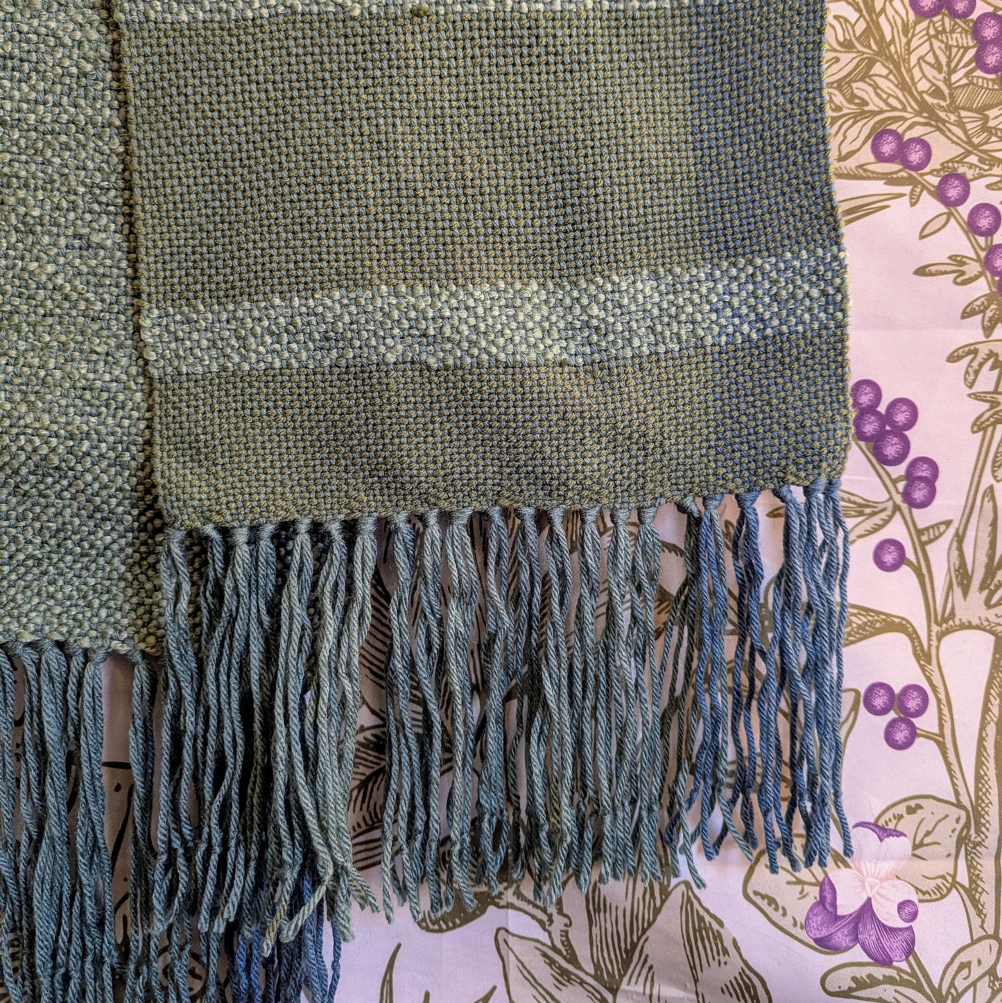 Smokey Pine Hypoallergenic Handwoven Scarf