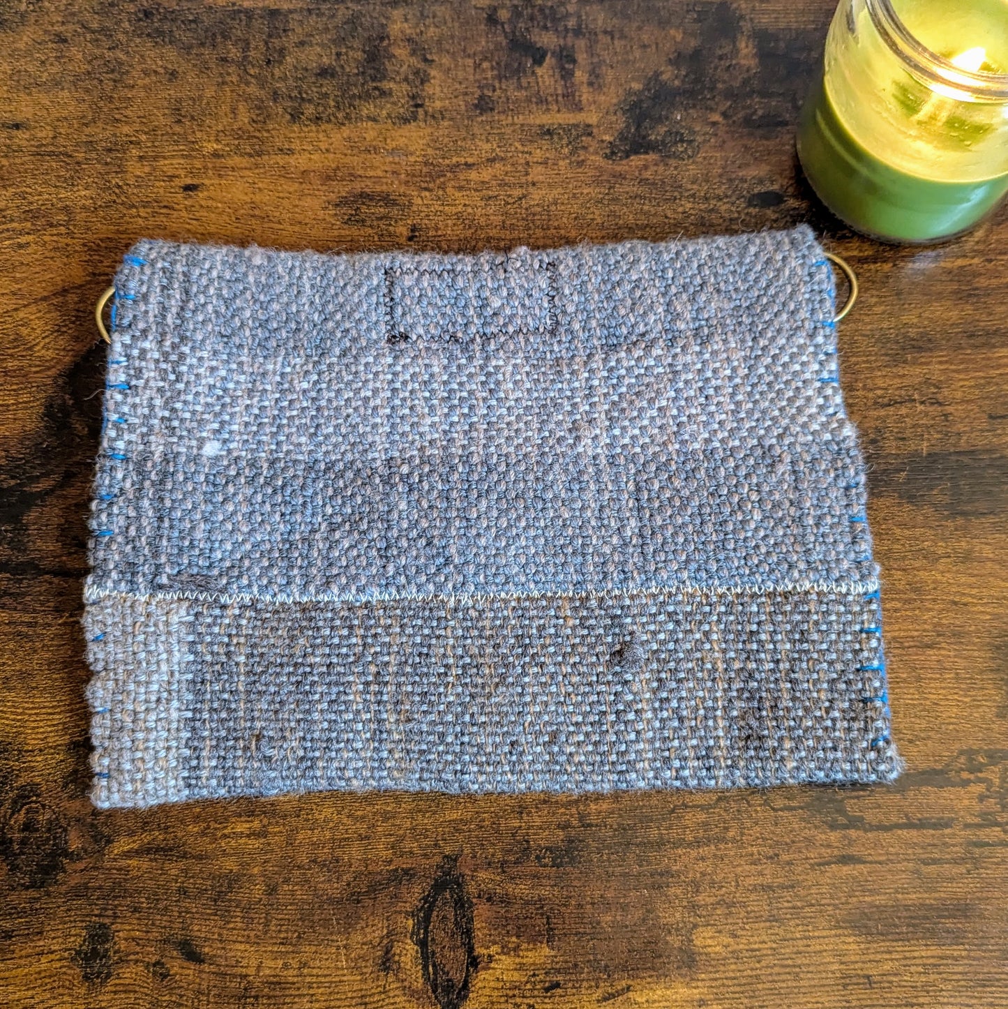 Sodalite of the Deep Earth Handwoven Wool Bag