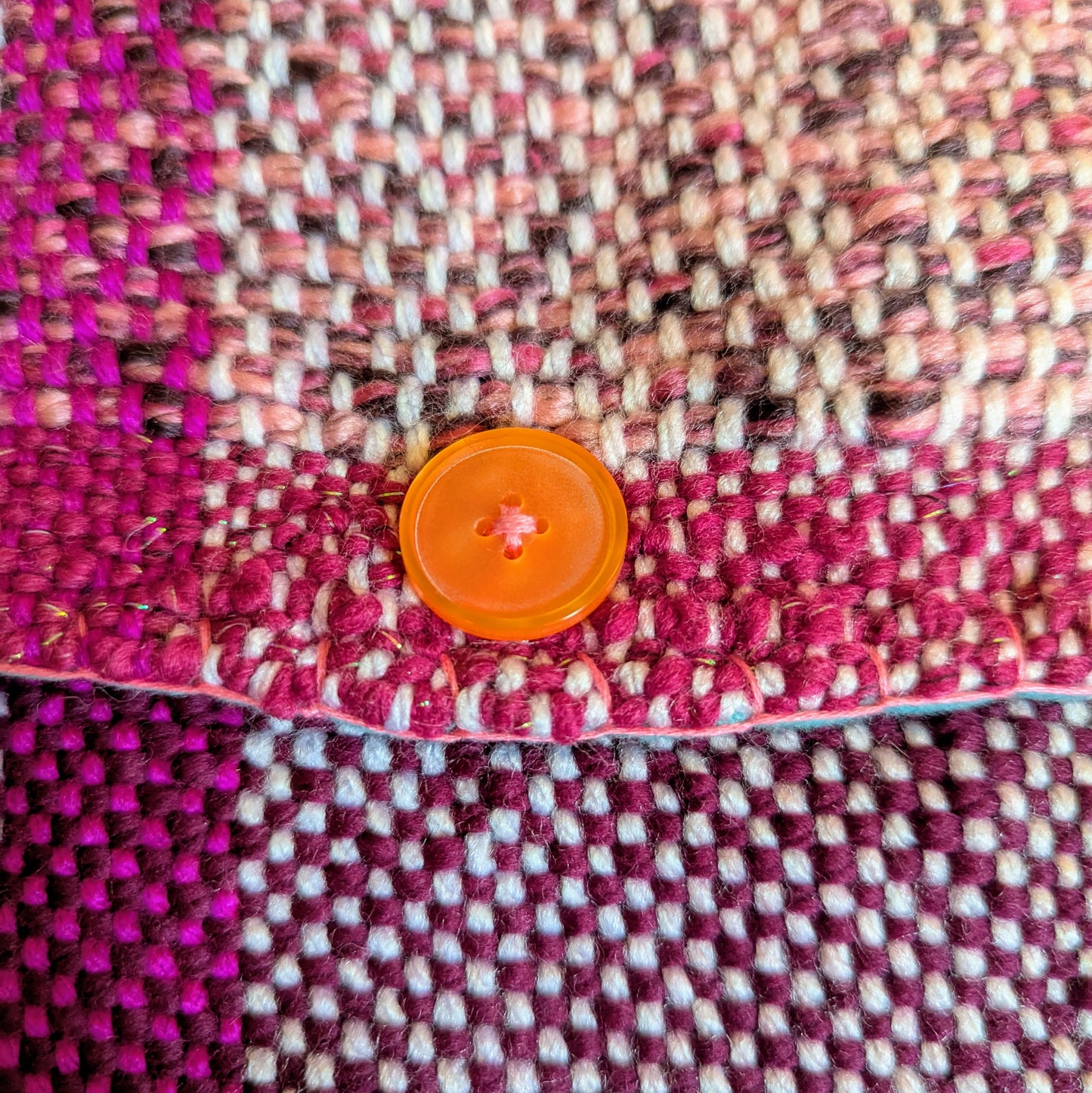 Pinkberry Fun Handwoven Messenger Bag