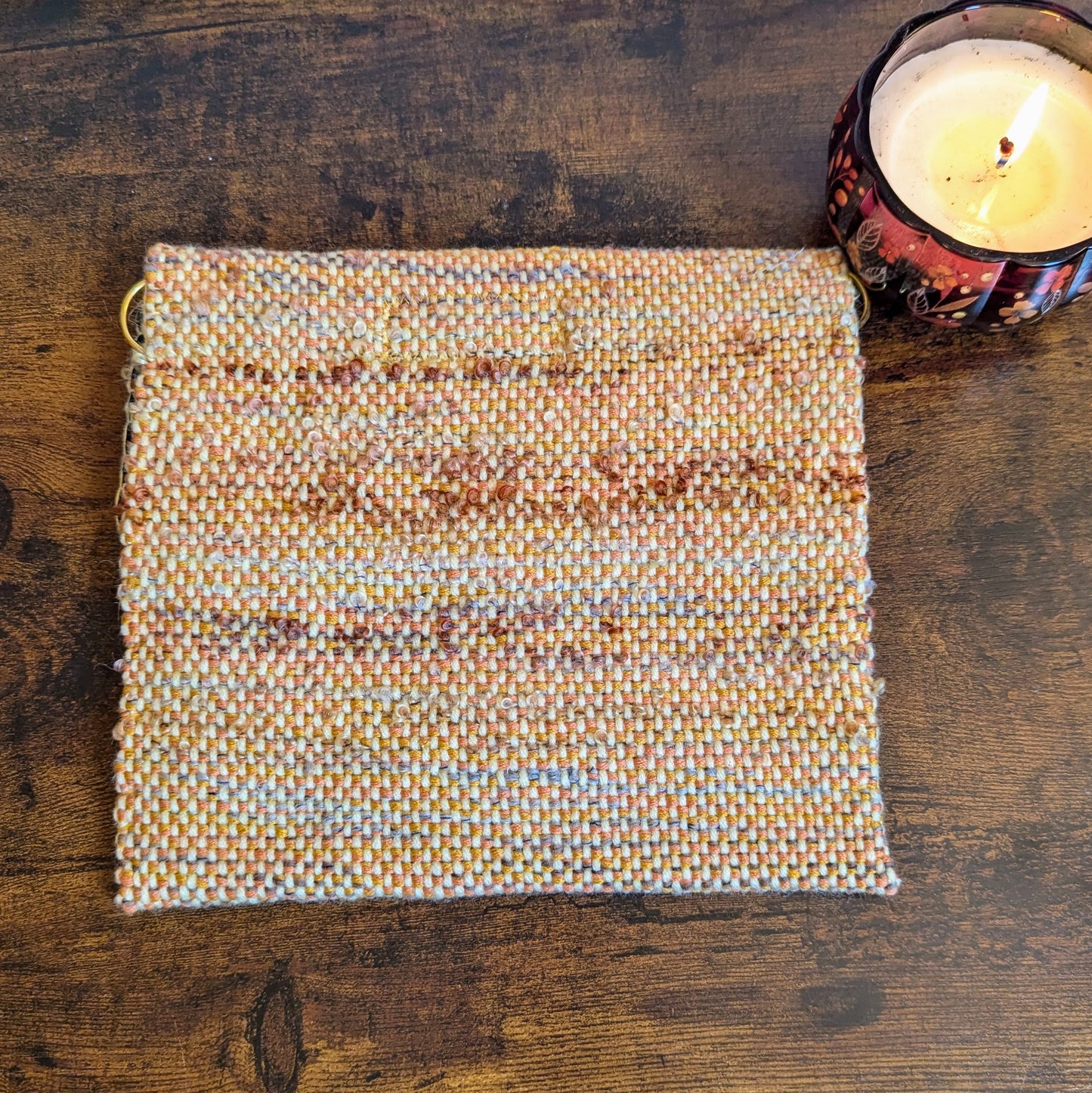 Faded Autumn Mists Handwoven Handbag