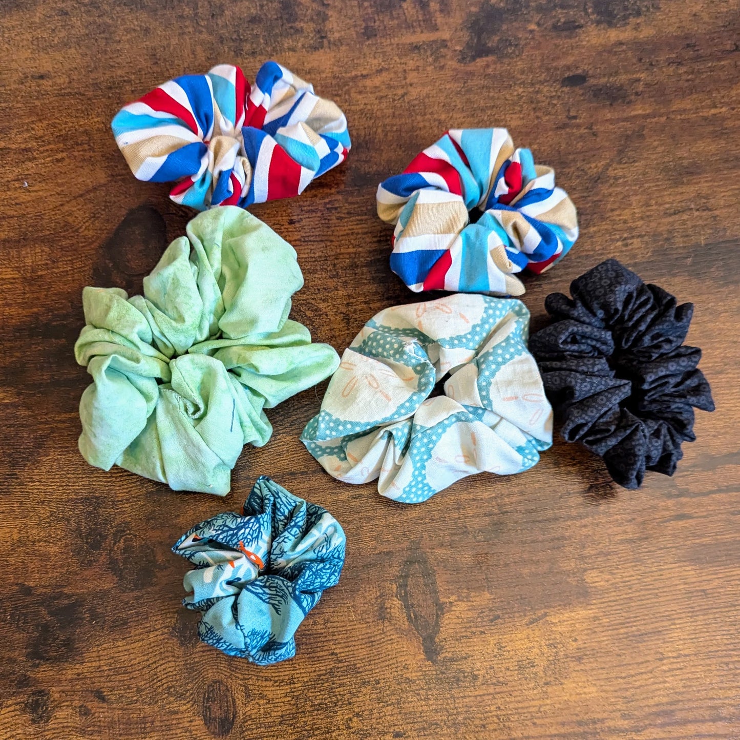 By the Sea Scrunchies by More Life Curiosities