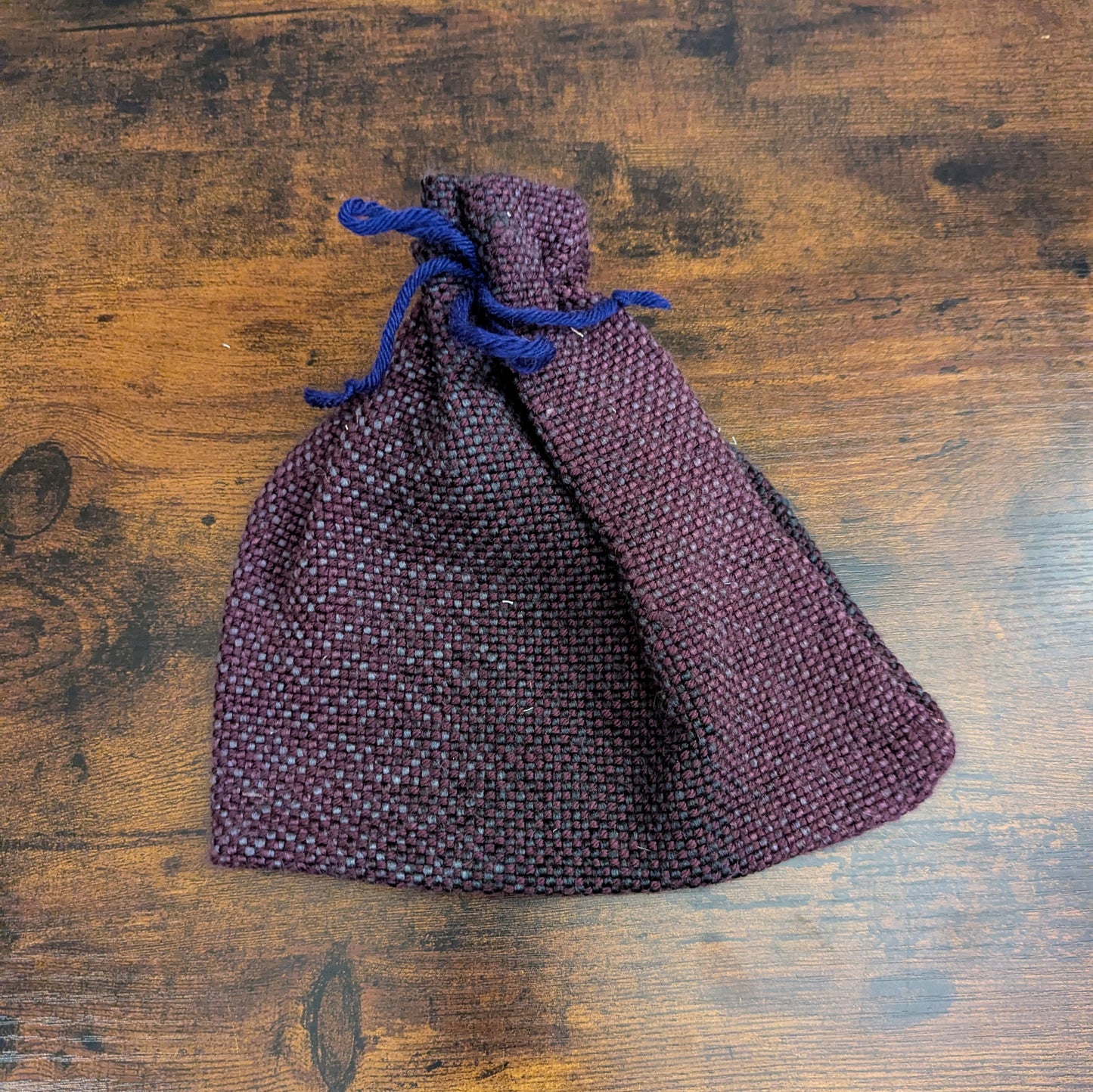 Dark Purple Ombre Acrylic Drawstring Bag