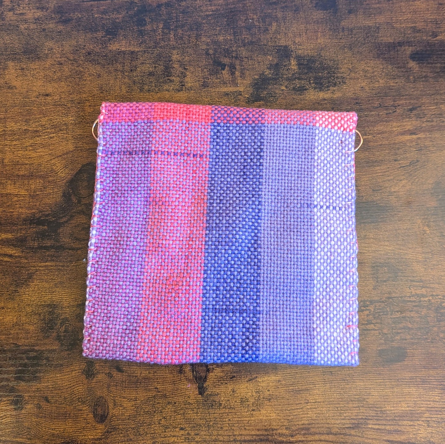 Potted Pink Handwoven Shoulder Bag