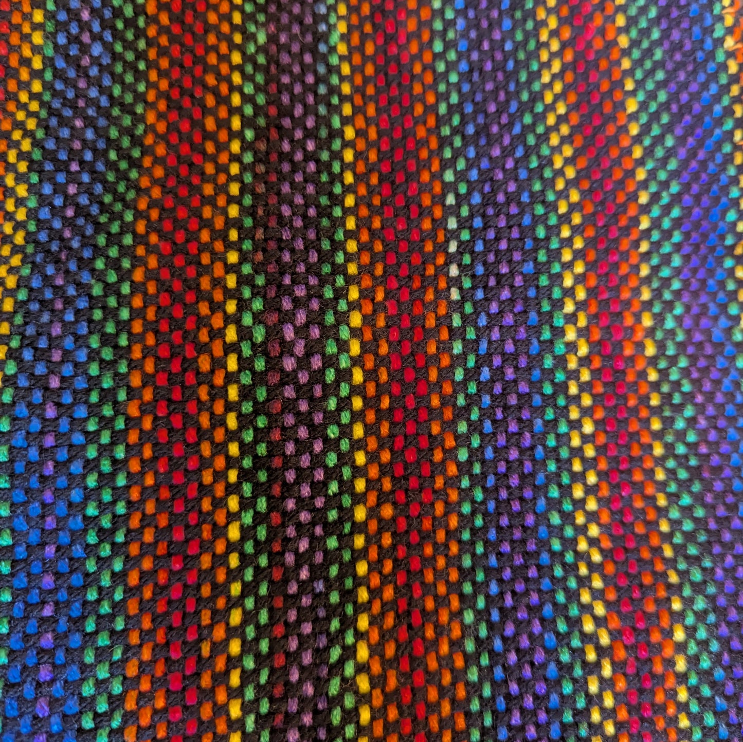 Rainbow SunBurst Handwoven Handbag