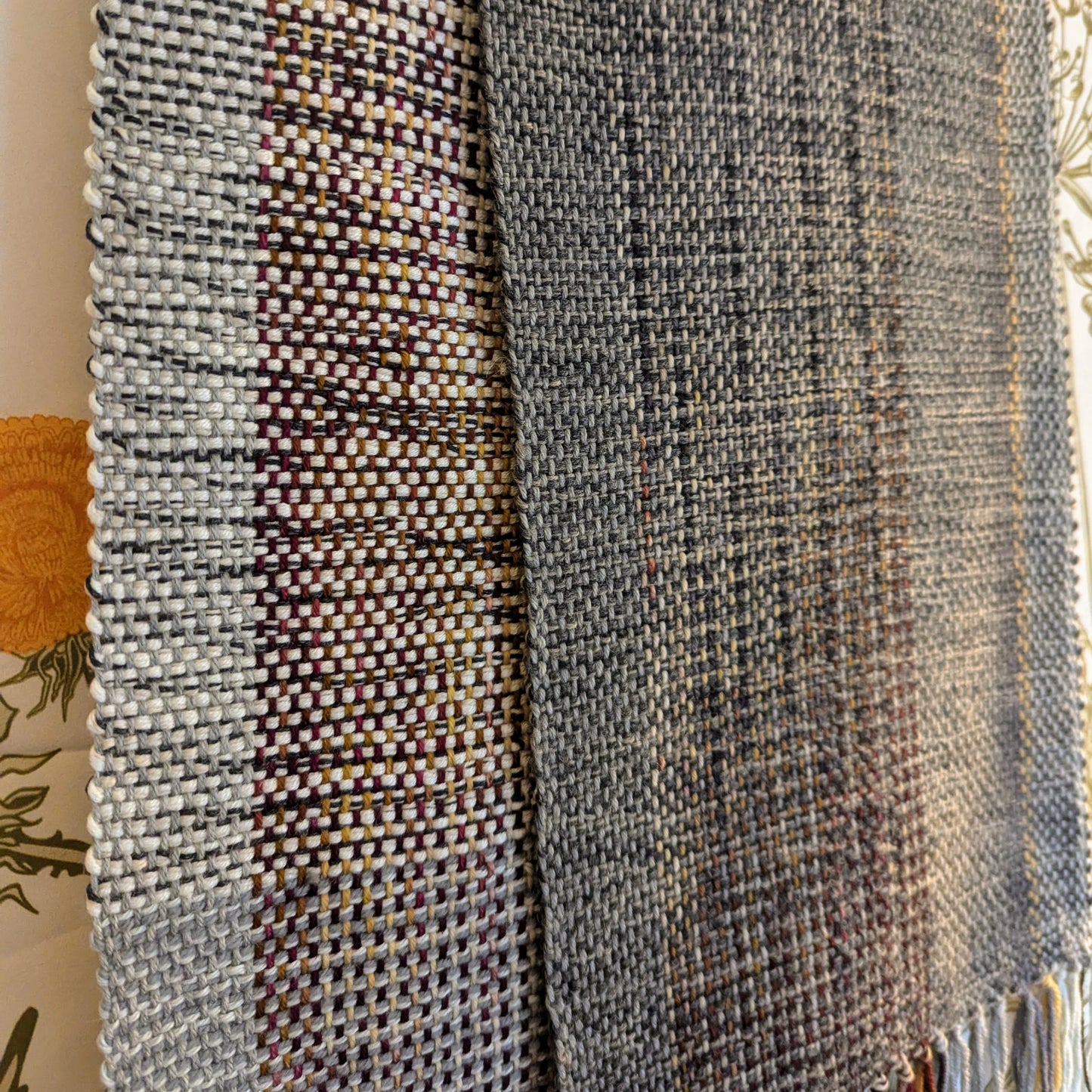 Stone Singer Handwoven Merino Blend Wool Scarf