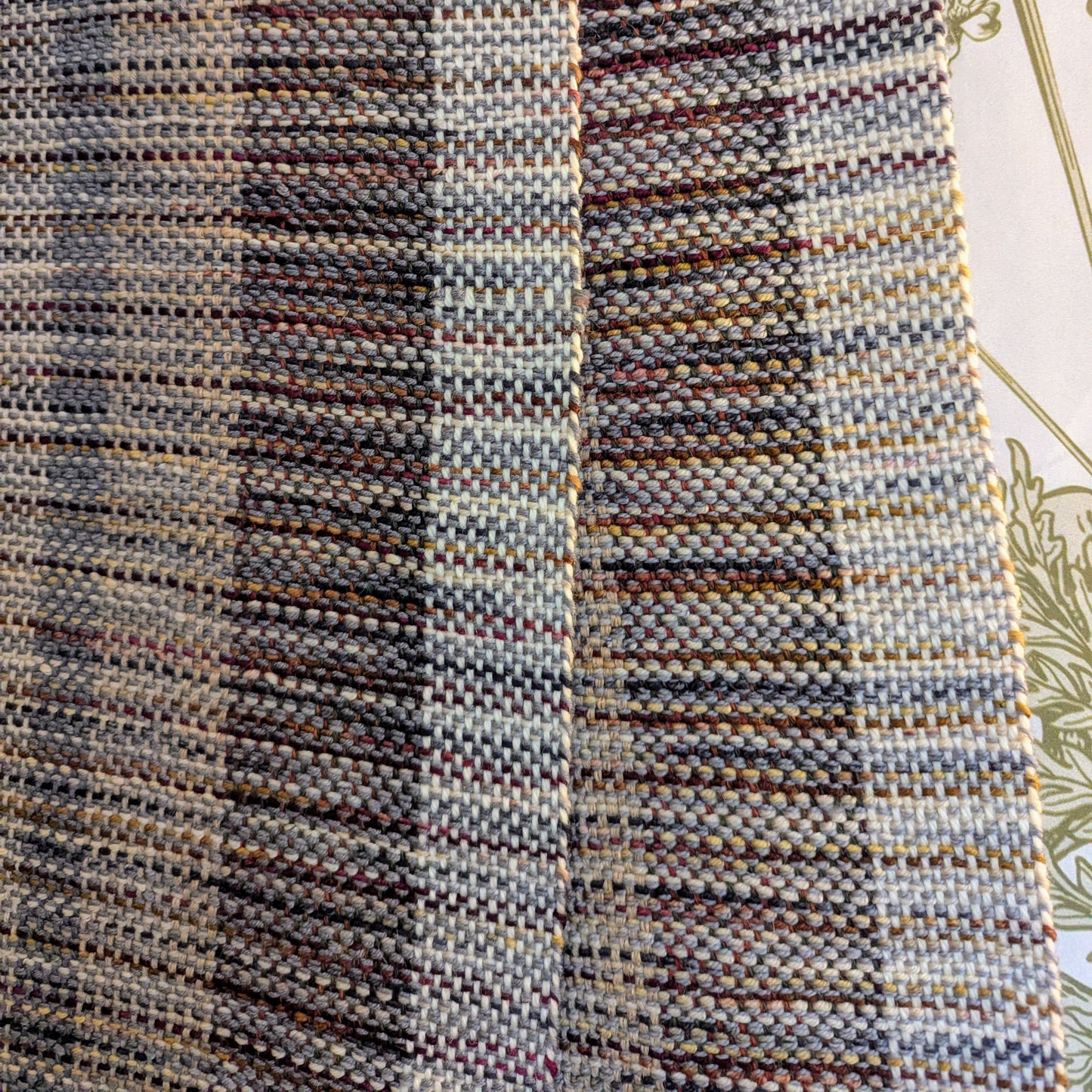Durin's Line Handwoven Merino Wool Blend Scarf