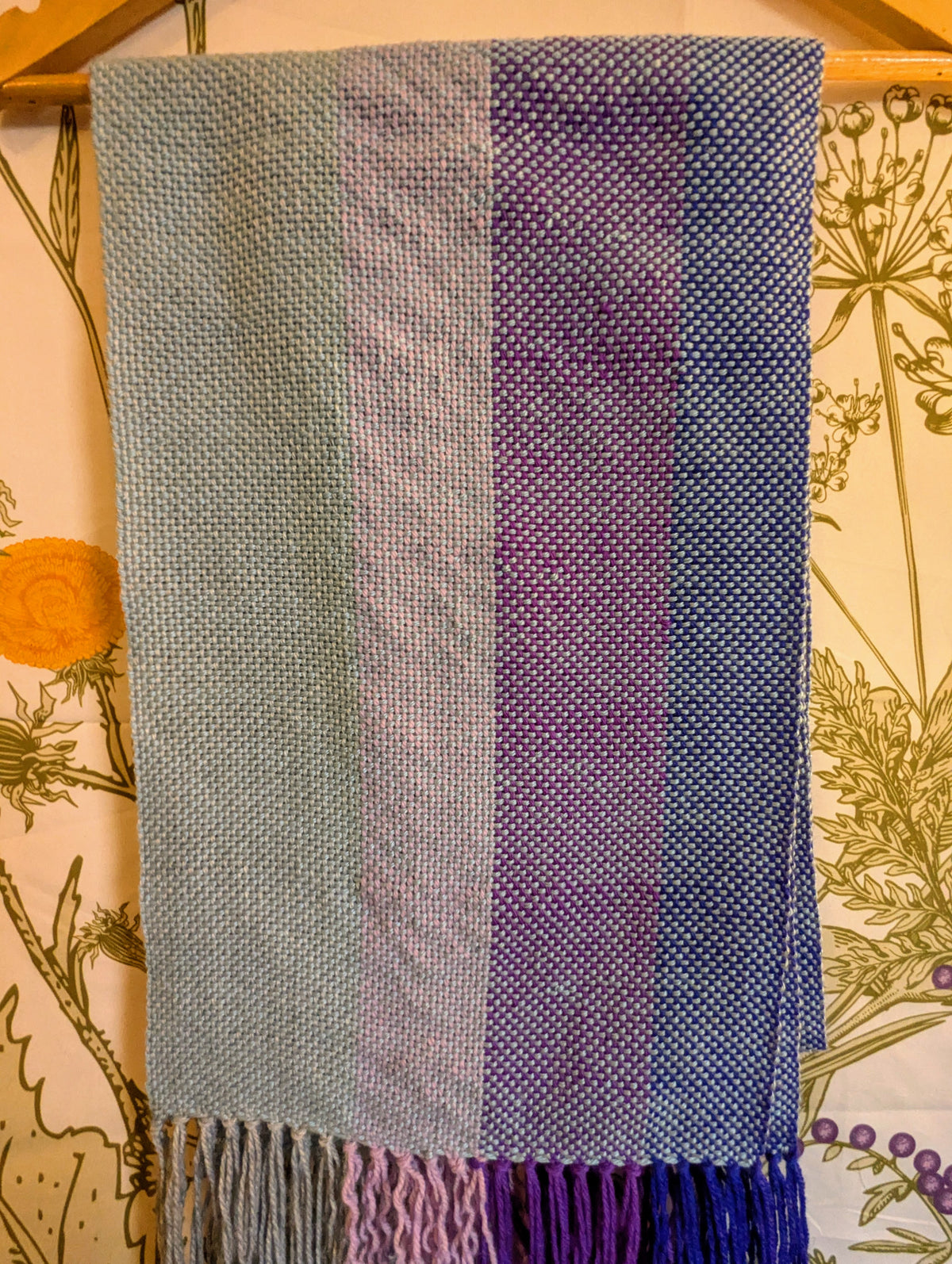 Amethyst Handwoven Hypoallergenic Table Runner or Weaving Blank