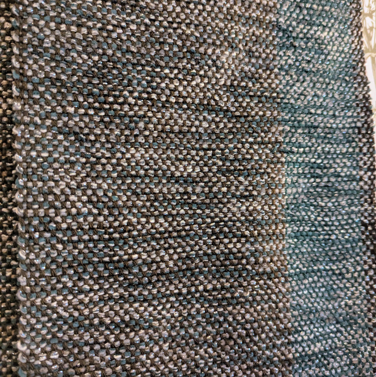 Sparkling Forest Trail Handwoven Hypoallegenic Table Runner or Weaving Blank