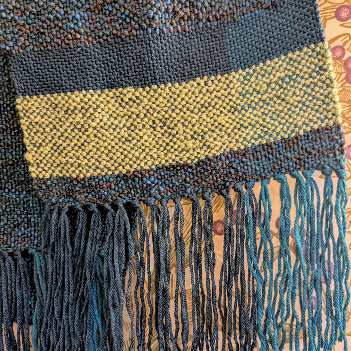 Blue Mood 2 Hypoallergenic Handwoven Scarf