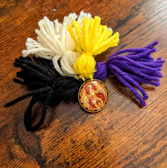 Nonbinary Phoenix Tassel Cat Toy