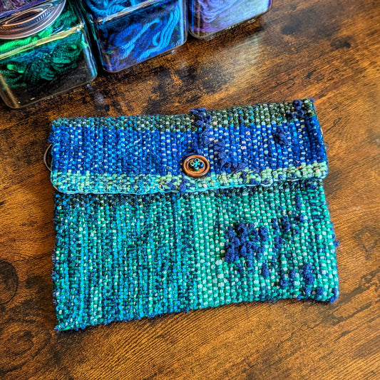 Blue Shimmer E-Reader Sleeve