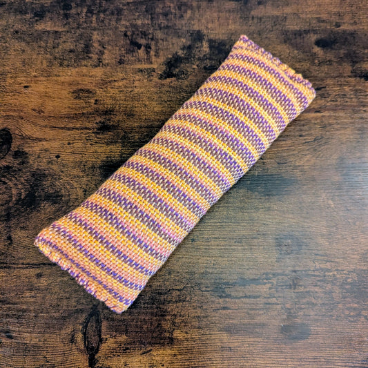 Purple and Gold Striped Rice Pack- Half Size