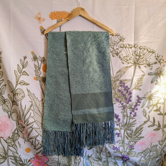 Smokey Pine Hypoallergenic Handwoven Scarf
