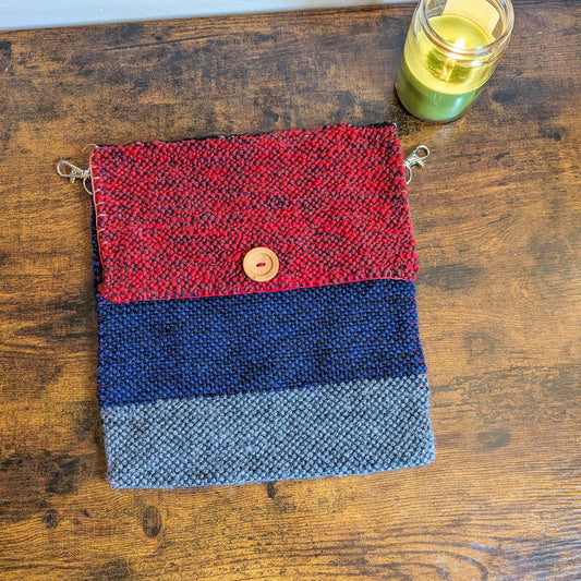 Dragonscales Handwoven Transformer Messenger Bag