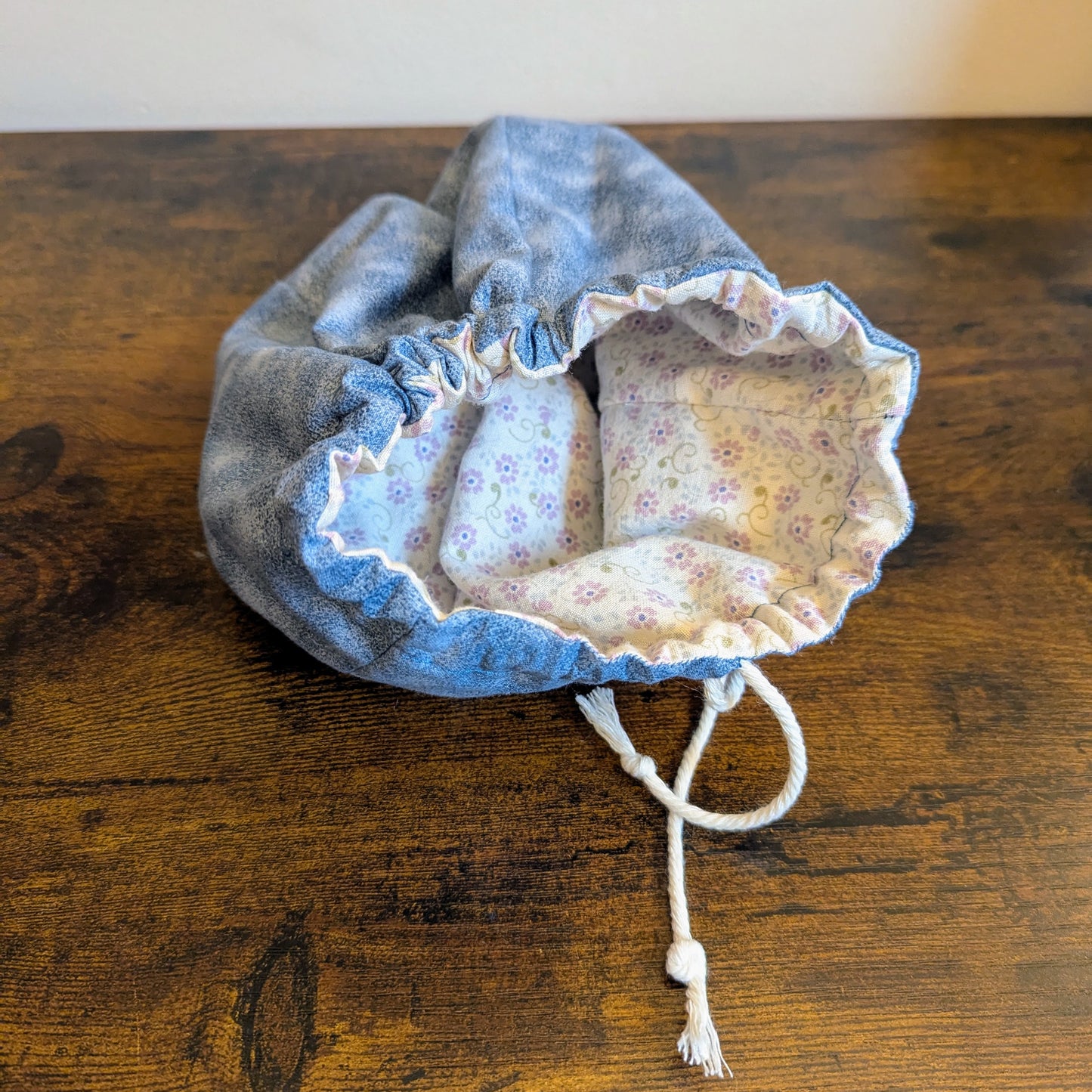 Light Blue Dice or Rune Bag by More Life Curiosities