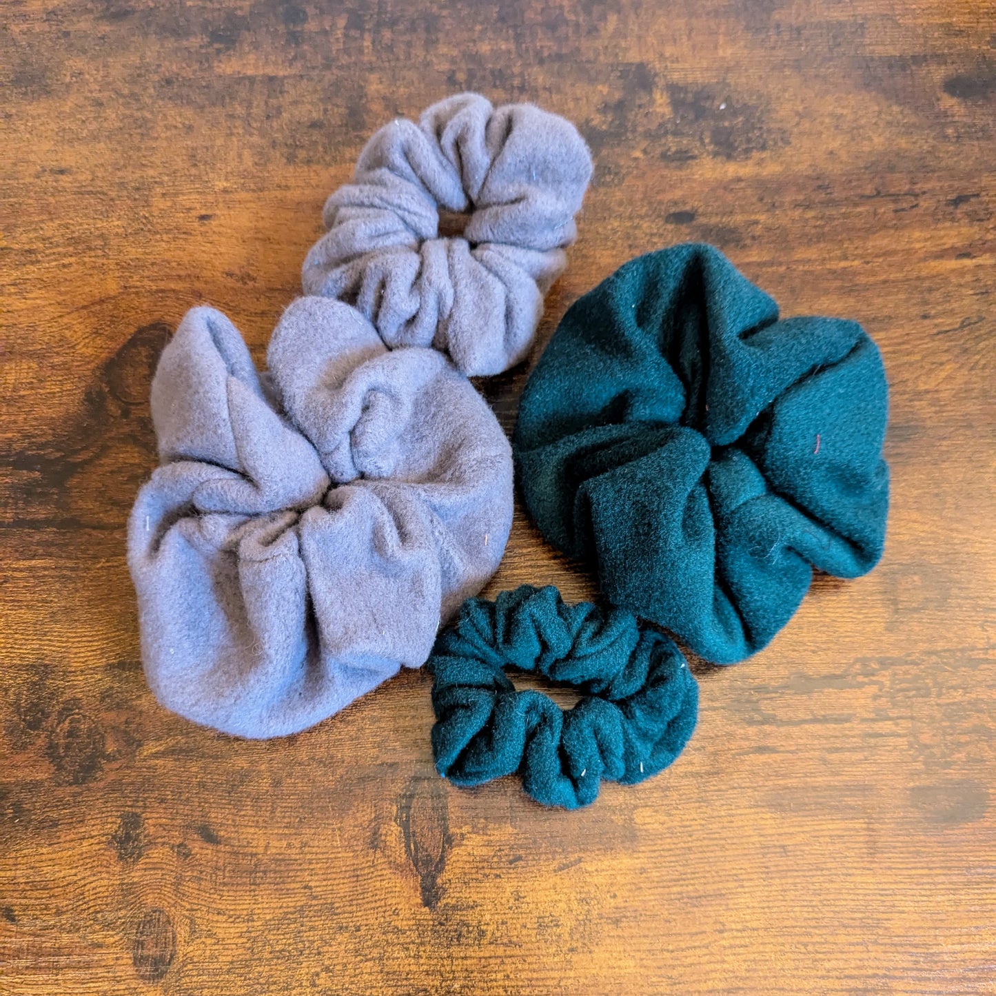 Fleece Scrunchies by More Life Curiosities