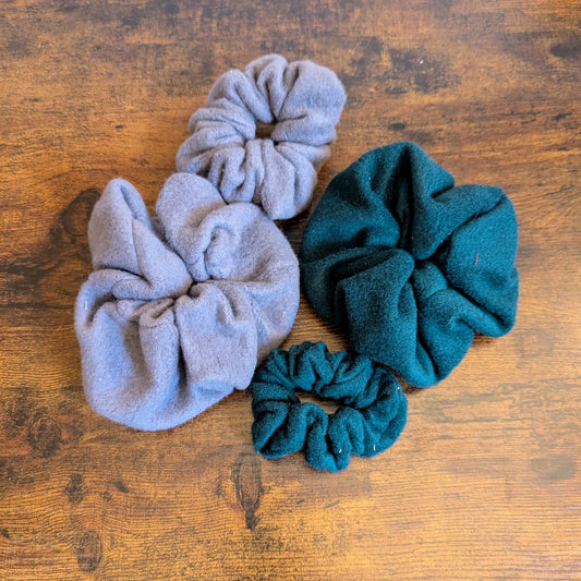 Fleece Scrunchies by More Life Curiosities
