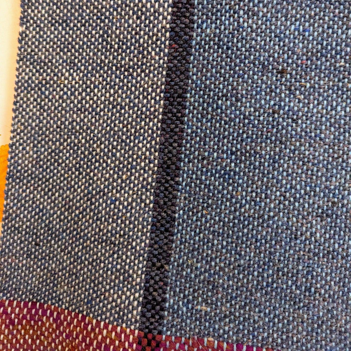 Magenta Wool Majesty Handwoven Scarf