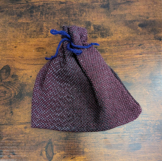 Dark Purple Ombre Acrylic Drawstring Bag