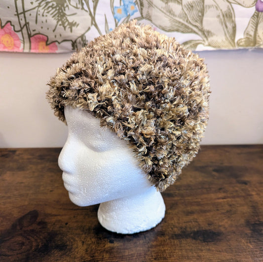 Handknit Copper Fleck Hat by More Life Curiosities