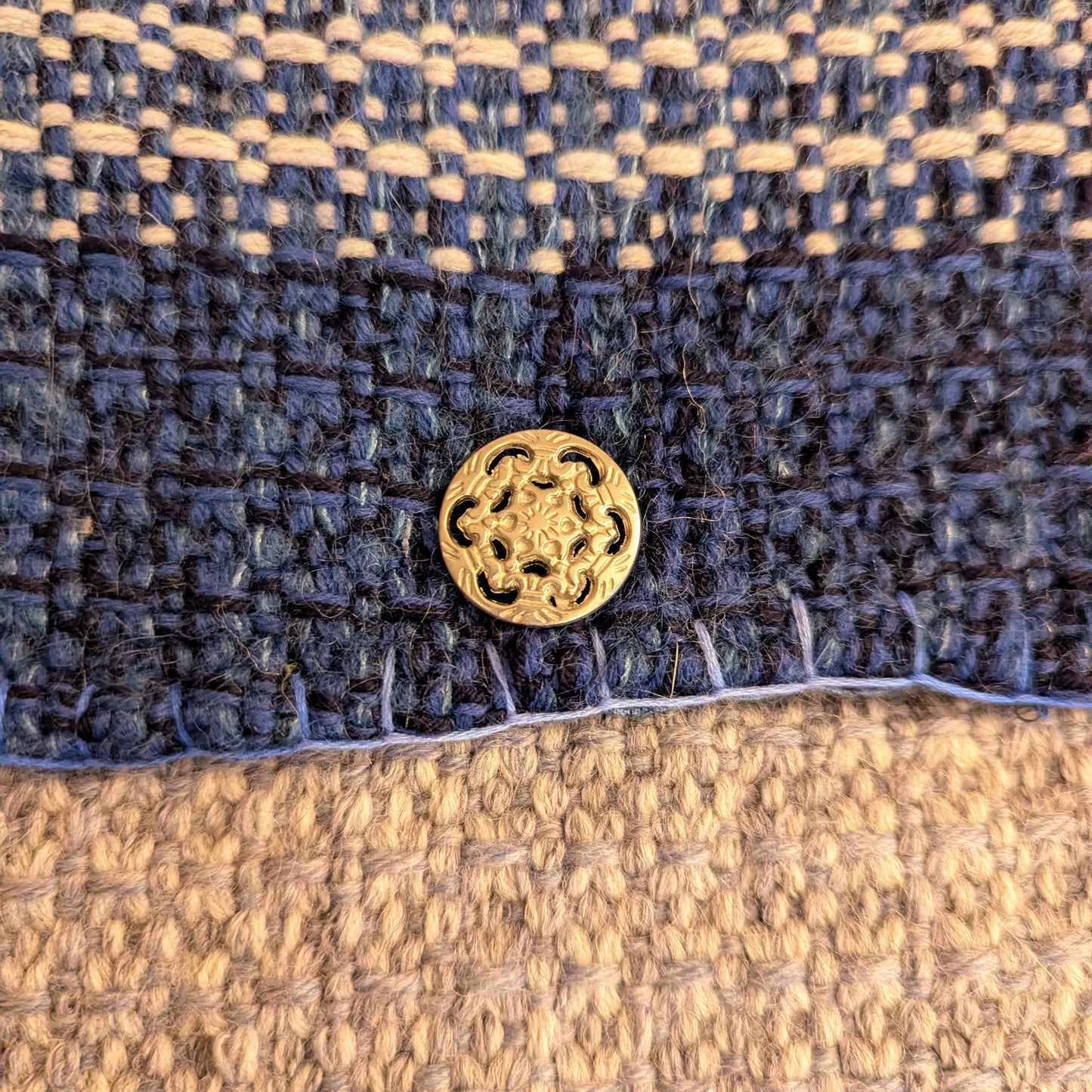 Snowflake Small Handwoven Handbag