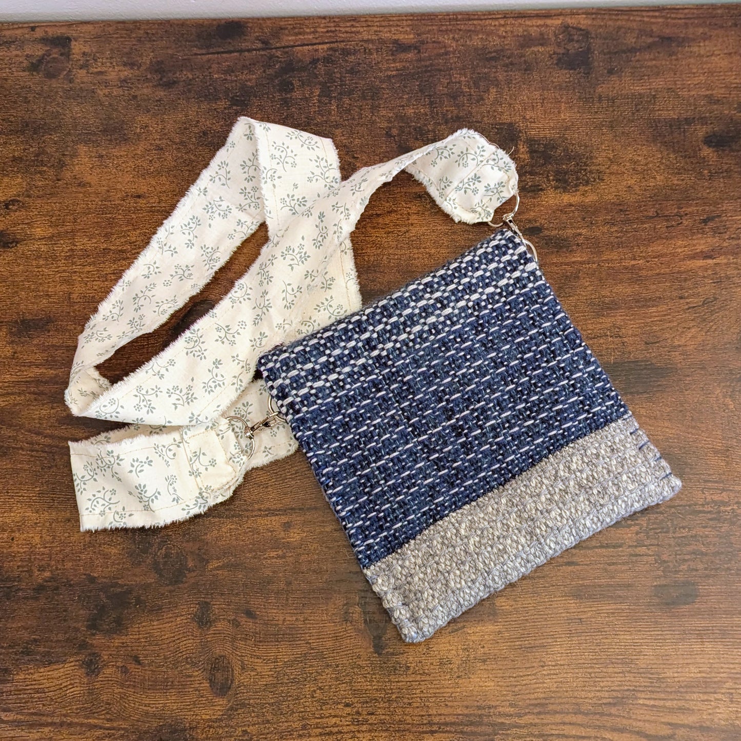 Snowflake Small Handwoven Handbag