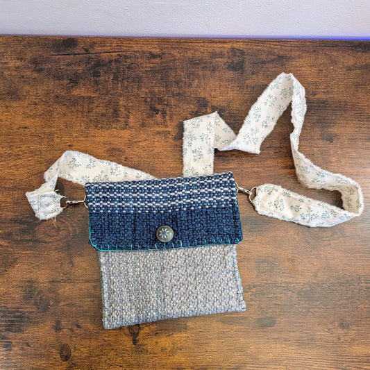 Snow Element Finnish Wool Small Handwoven Handbag