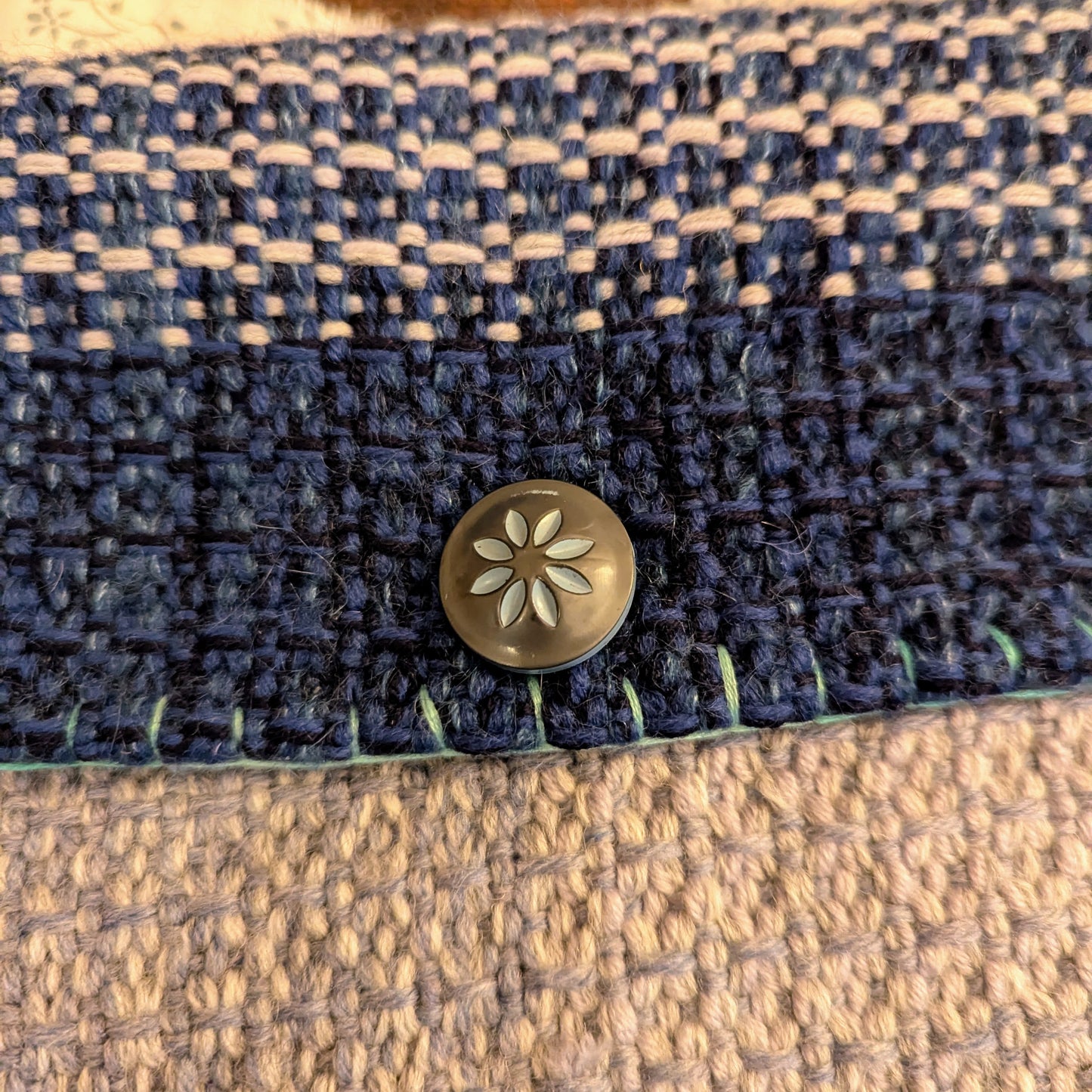 Snow Element Finnish Wool Small Handwoven Handbag