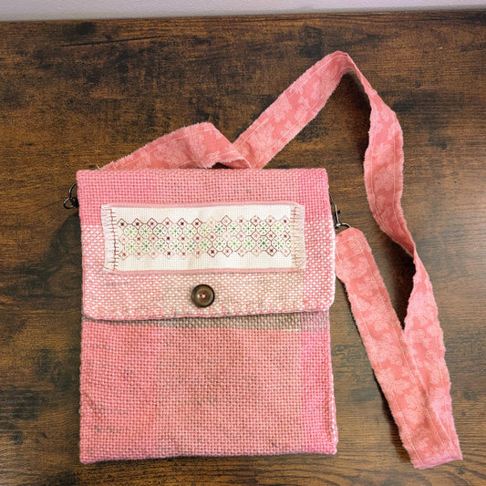 Strawberry Summers Handwoven Handbag