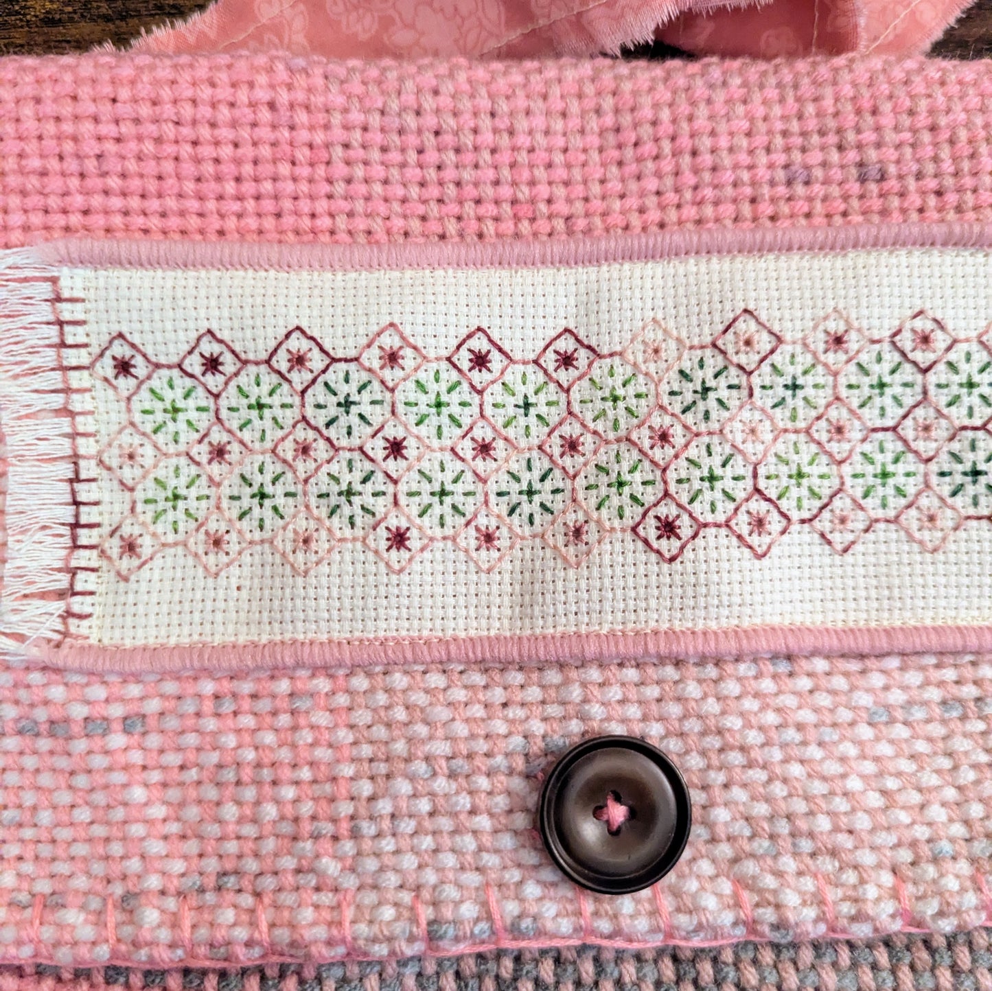 Strawberry Summers Handwoven Handbag