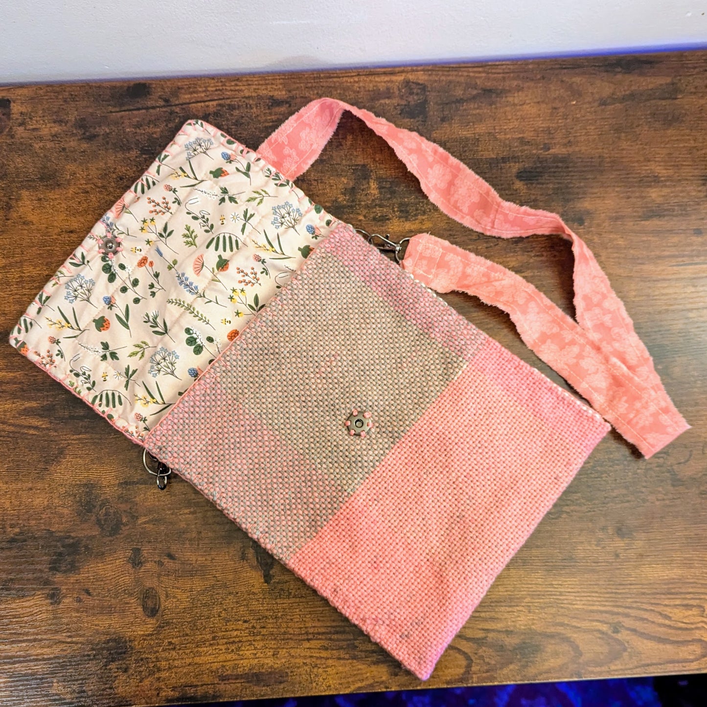 Strawberry Summers Handwoven Handbag