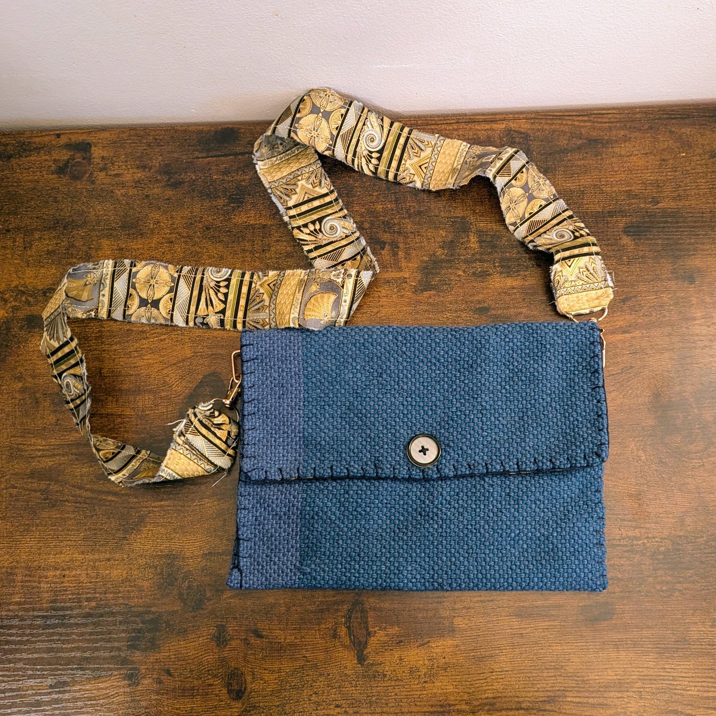 Queen of the Nile 2 Handwoven Handbag