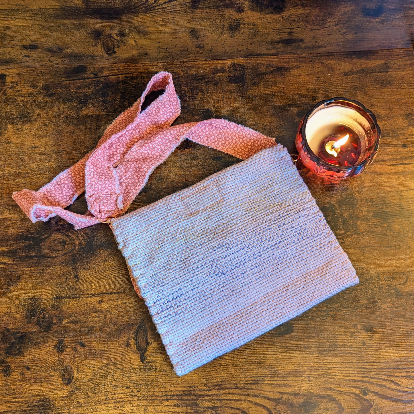 Sparkling Pink Handwoven Shoulderbag