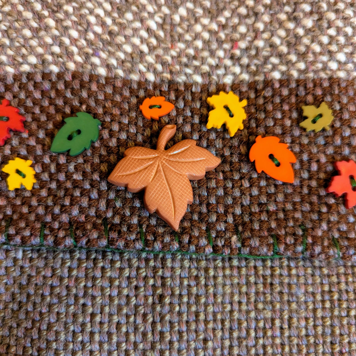 Autumnal Dance Handwoven Shoulder Bag