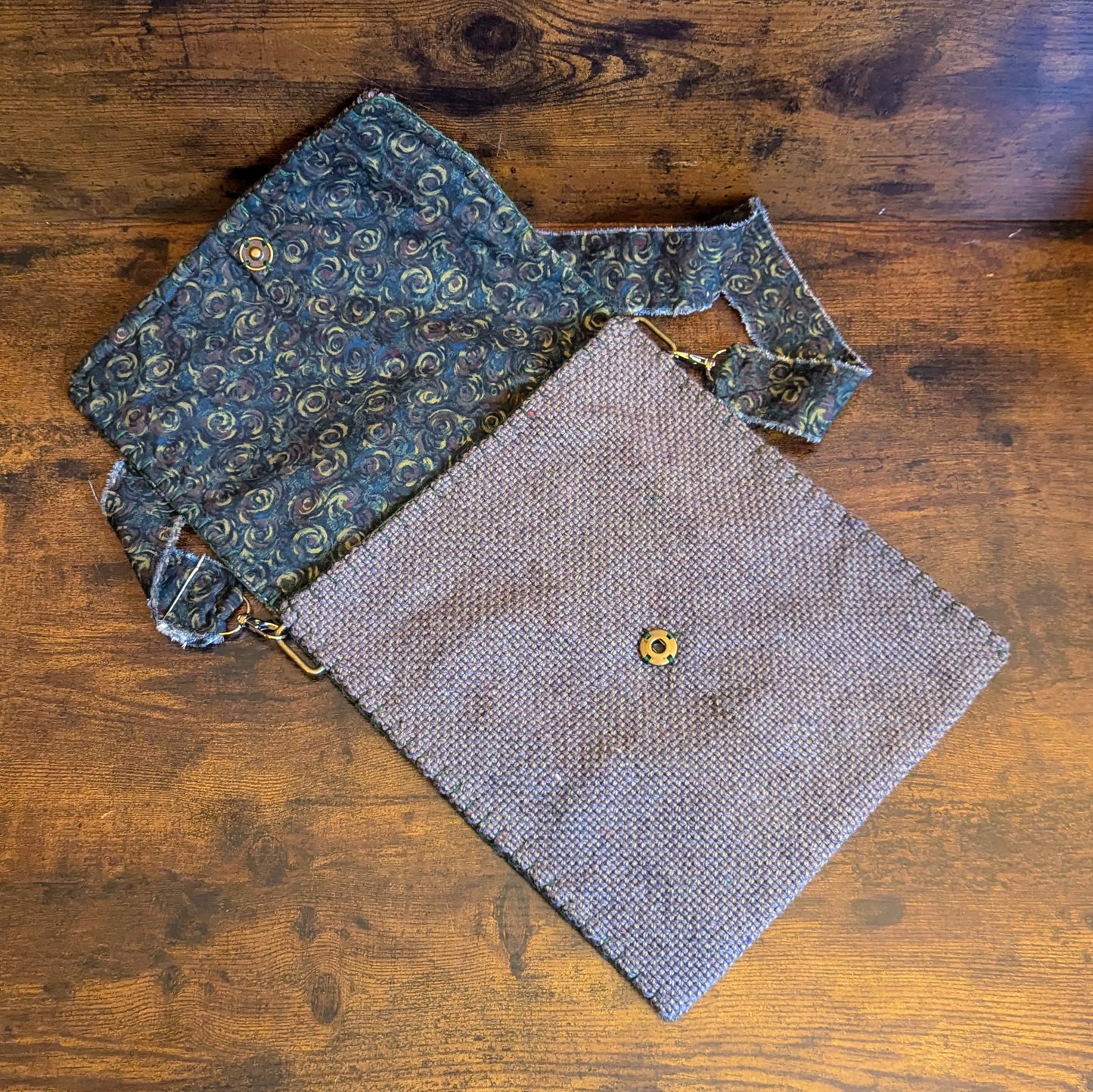 Autumnal Dance Handwoven Shoulder Bag