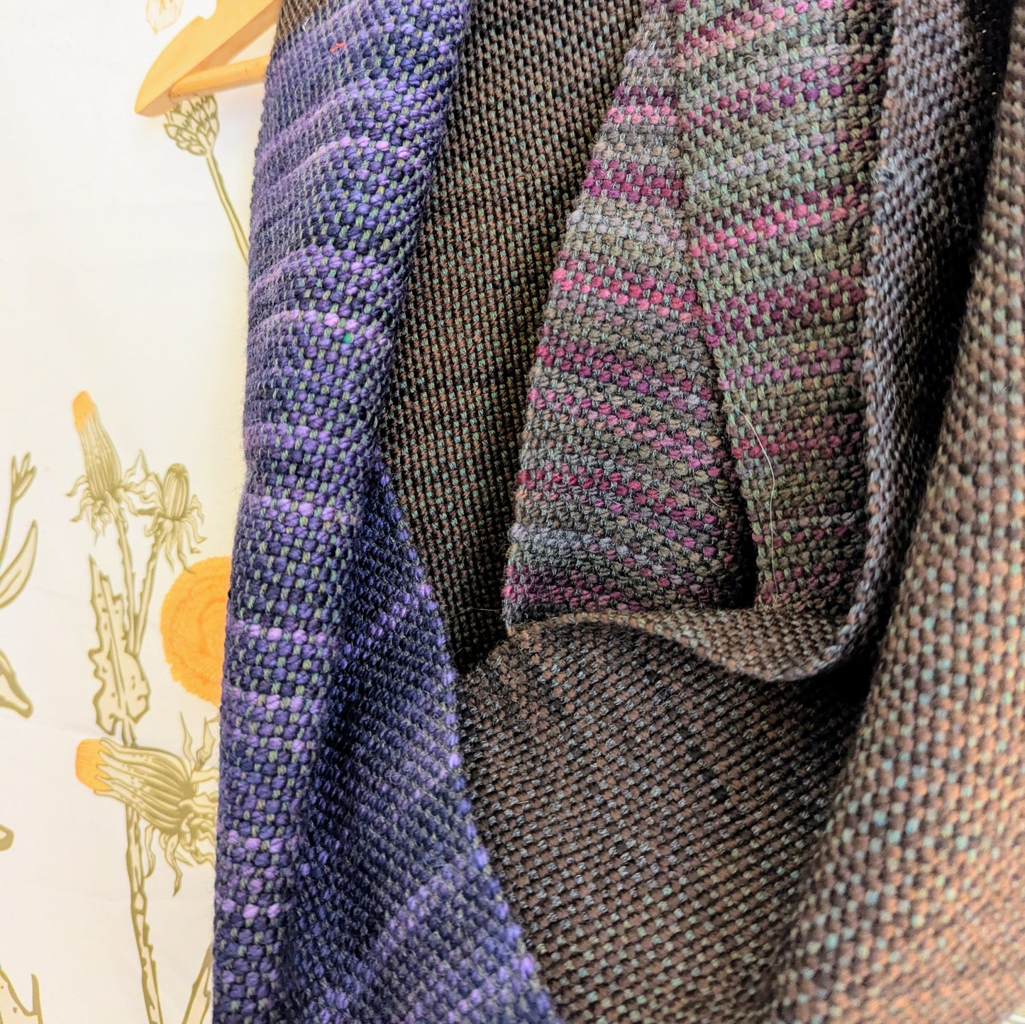 Infinite Forest Glen Handwoven Merino-blend Infinity Scarf