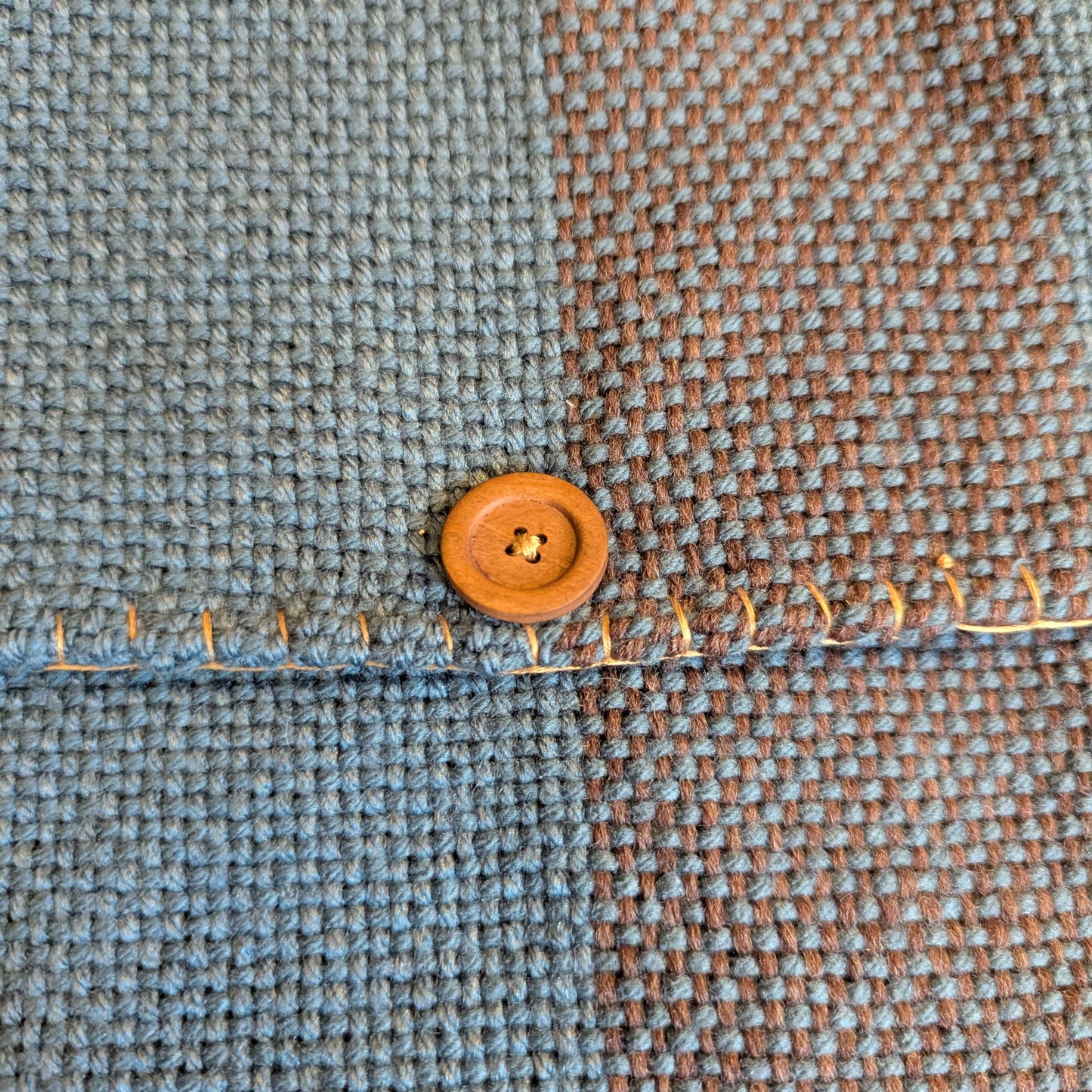 Brooke Blue Handwoven Shoulder Bag